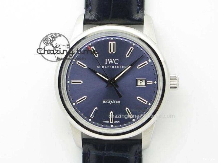 MIROTIME 0523 Portugieser Perpetual Calendar IW503401 V9F 1:1 Best Edition Blue Dial on Black Leather Strap A Contemporary 7114